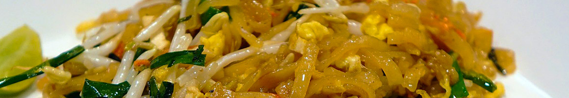 Eating Thai Vietnamese at Siam Cuisine restaurant in Anchorage, AK.